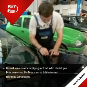 Scheibenwaschduese verstopft - Tipps & Tricks - Kfz-Meister-Werkstatt der Firma Fix & Flott GmbH Scheibenwaschduese verstopft - Tipps & Tricks - Kfz-Meister-Werkstatt der Firma Fix & Flott GmbH
